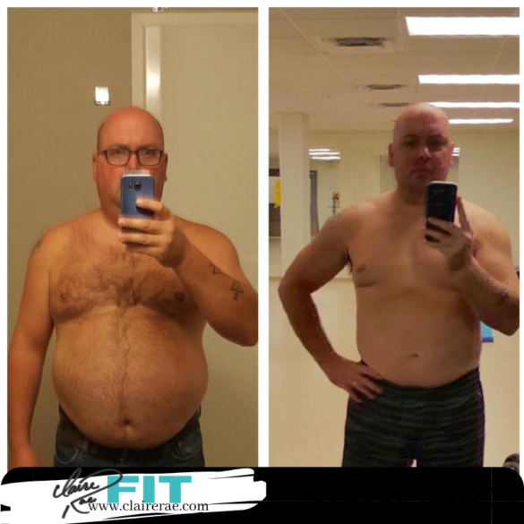 Claireraefit before and after